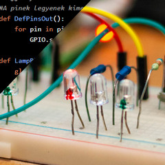 Fényjátékok Raspberry PI-vel - tananyag teljes leírása